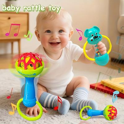 Trendy Discount Goods Animal Themed Blue Style Single Head Bell, Vibrant Musical Toy For Toddlers, Durable ABS Material For Fun Playtime dog Blue