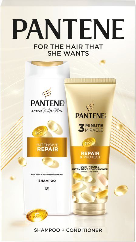 Pantene Intensive Repair Hair Set coffret cadeau pour cheveux abîmés