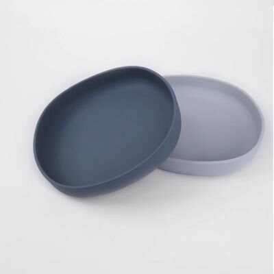 Uplift Picks 2 Piece Whisker Friendly Cat Bowls Wide Shallow Silicone Non Spill Pet Feeding Plates a