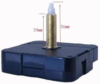 Uplifted Finds Silent DIY Quartz Clock Mechanism   31mm Long Shaft Wall Clock Movement Kit 31mm