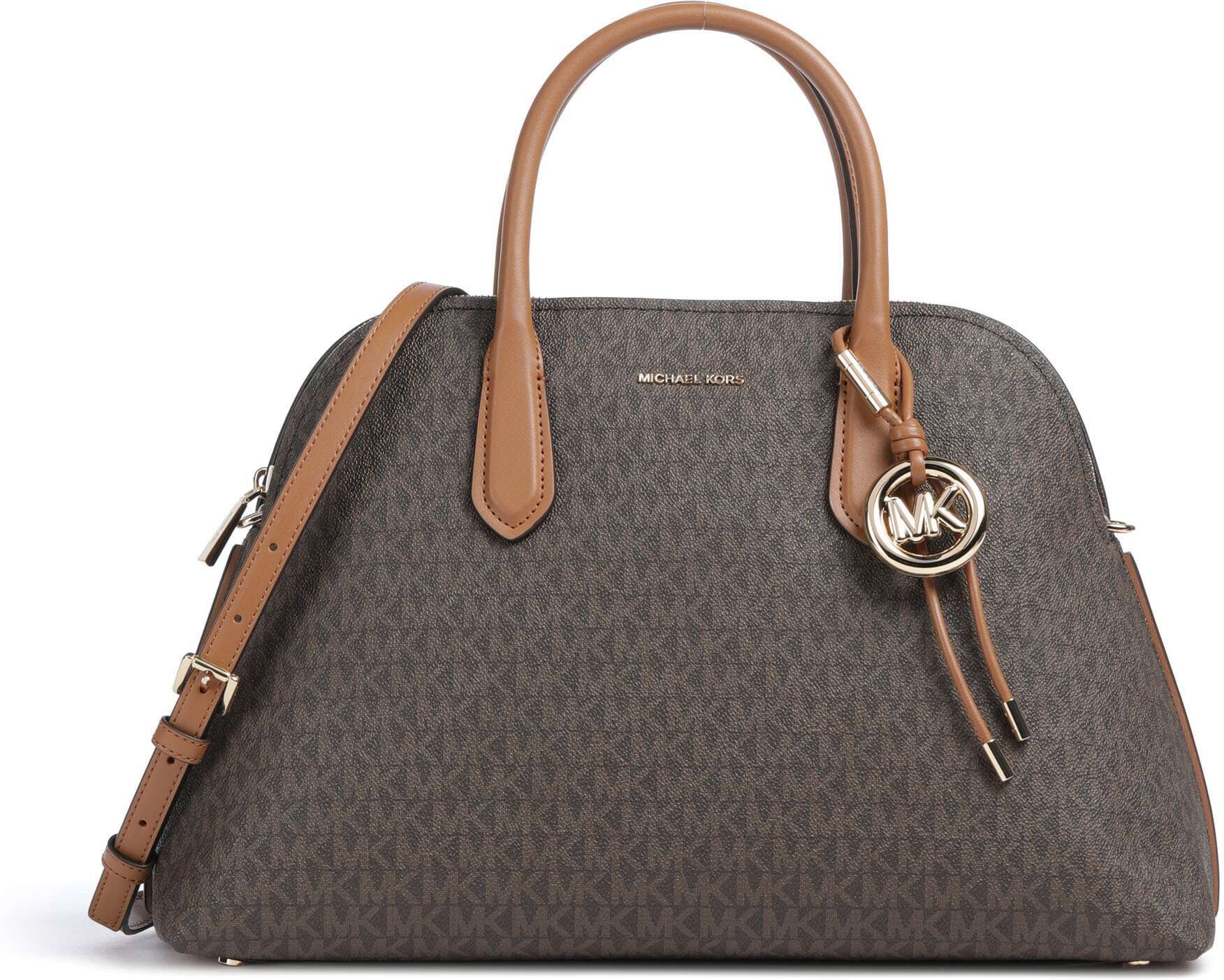 Michael Kors Freddie Large   Leer Handtas   bruin