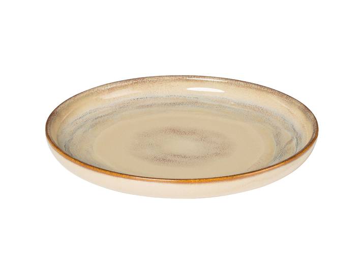 Gipfelstück Teller flach Nebelwald beige Keramik D 22 cm 1 Stk