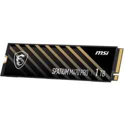 MSI SPATIUM M470 PRO PCIe 4.0 NVMe M.2 500GB (500 GB, M.2), SSD