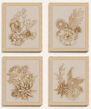 Layered Blossoms Wall Decor - Style I - Ballard Designs