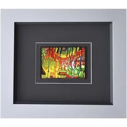 Kunstdruck HUNDERTWASSER (BH 43x38,50 cm) - bunt - BH 43x38,50 cm