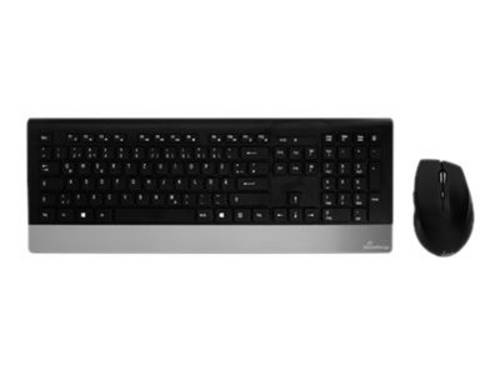MediaRange MROS105 - Tastatur-und-Maus-Set - kabellos - TL: Deutsch, QWERTZ