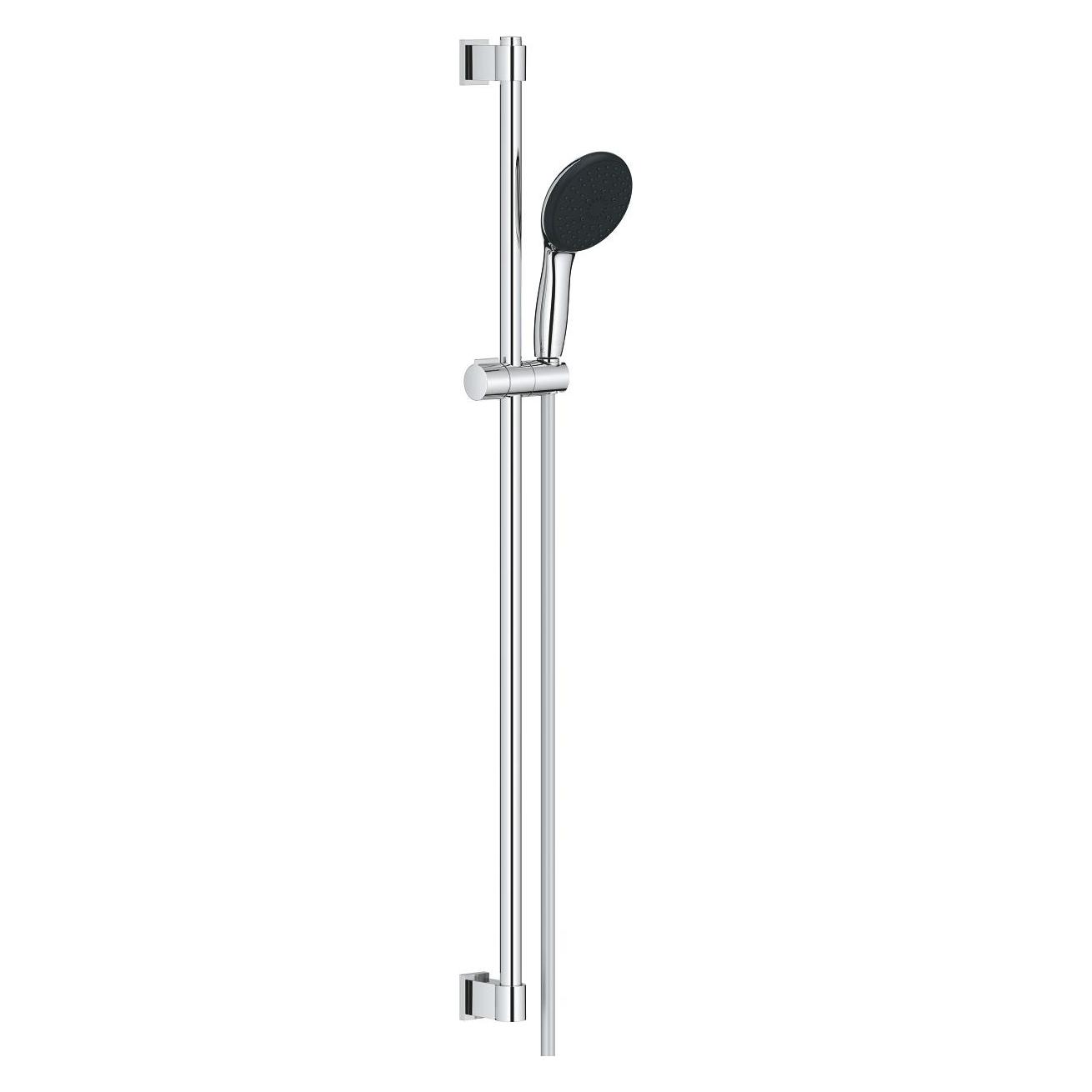 Grohe Vitalio Start 110 QuickFix Brausestangenset, kleben oder bohren, Länge 900mm, wassersparend, 3 Strah (26956001)