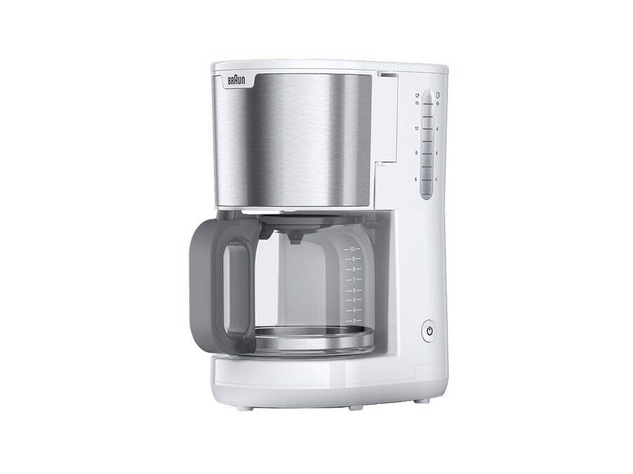 Braun KF1500 PureShine 10 Tassen Filterkaffeemaschine (Weiß) 0X13211066