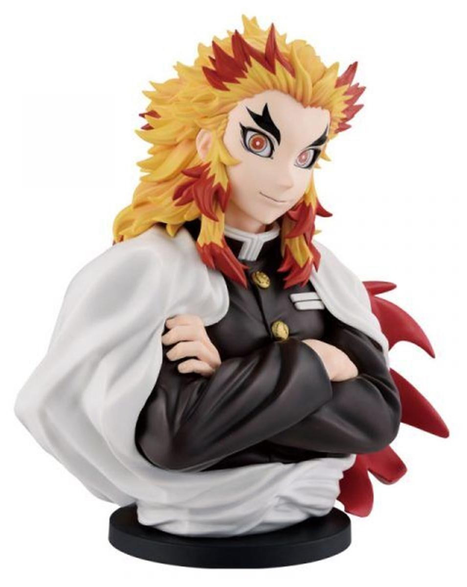 Banpresto Demon Slayer Kimetsu No Yaiba Kyojuro Rengoku Laat je hart gloeien Ichibansho figuur, 20 cm