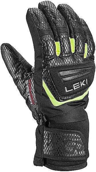 LEKI Kinder Skihandschuhe WCR Team 3D Junior schwarz   8 B