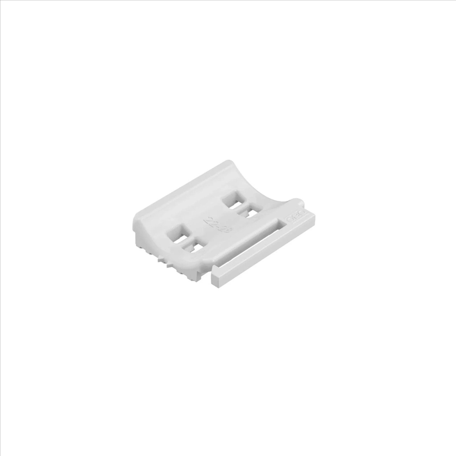 OBO universele bodemplaat, lichtgrijs, polypropyleen, 22-28 mm