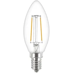 Philips LED Lampe CorePro LEDcandle, B35, E14, 2W, 2700K, klar PH37757800
