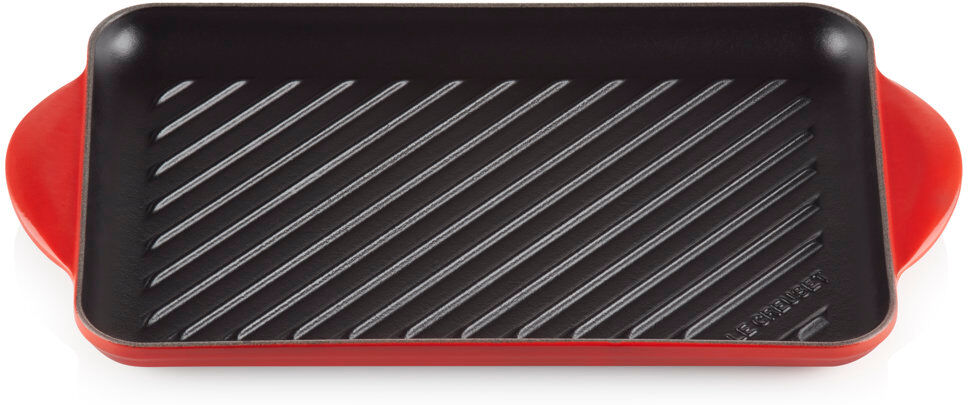 Le Creuset Cast Iron Rectangular Grill 32cm Cerise