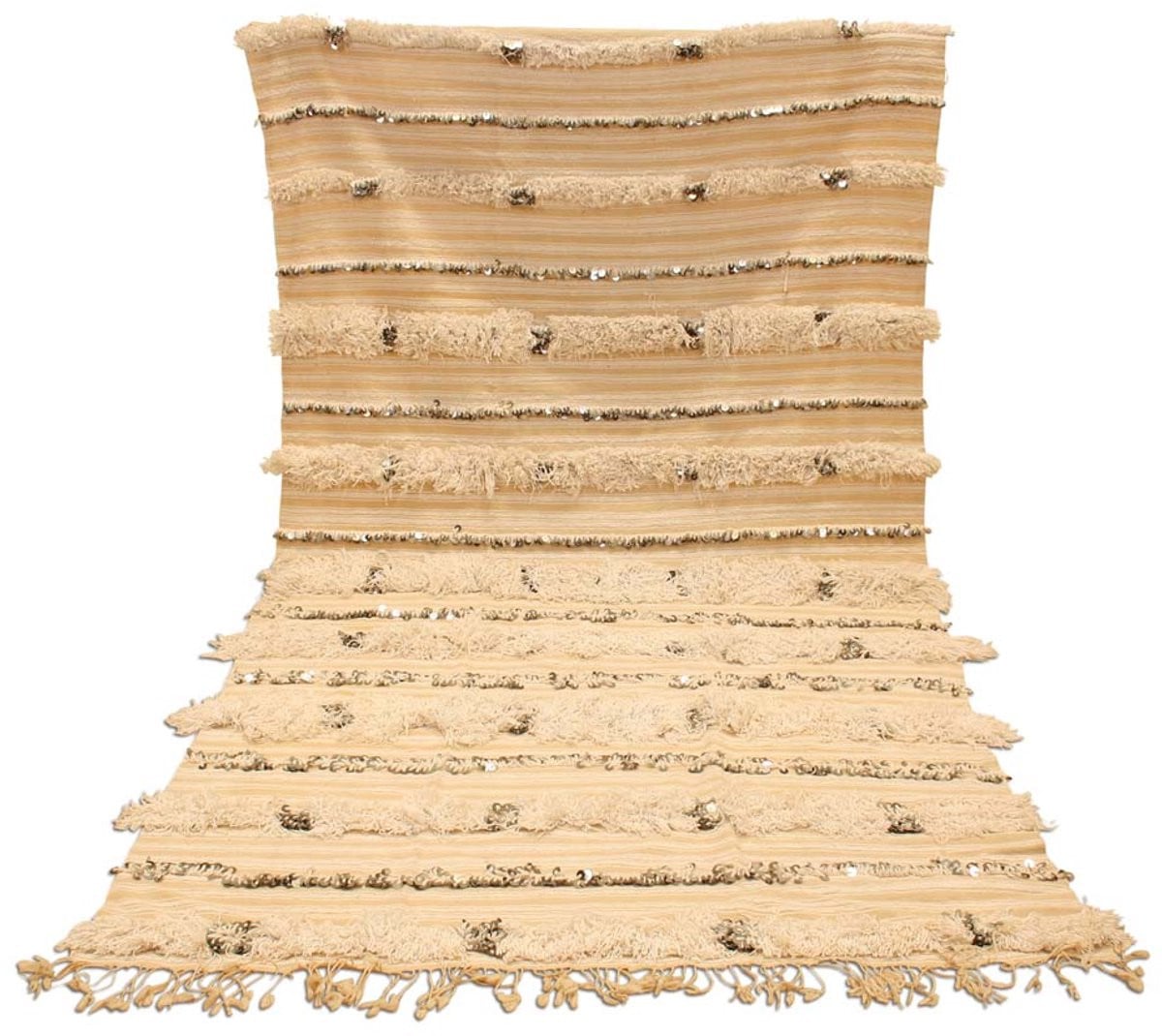 Safaary Marokkaanse Handira bedsprei deken beige