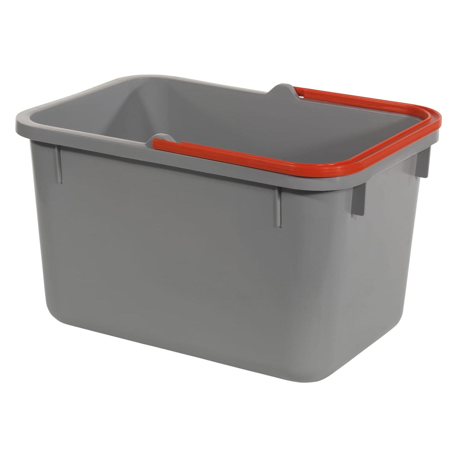Numatic 17-Liter Eimer, grau mit farbcodiertem Henkel (905232V)
