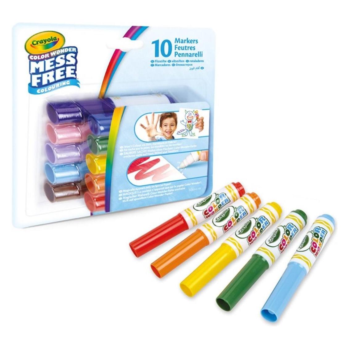 Crayola Color Wonder Classic Waschbare Filzstifte (10x) (75-2570-E-000)