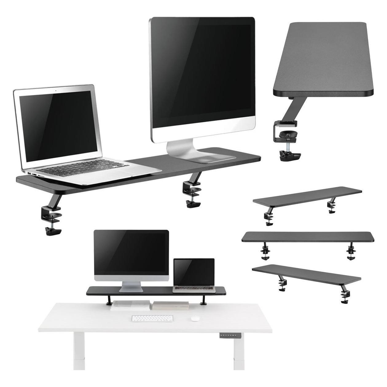 Mozo Mozos Clamp Dual Riser Półka Pod Dwa Monitory (CLAMP-DUAL-RISER)