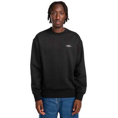 Sweatshirt ELEMENT "Element Co", Herren, Gr. S, schwarz (flint schwarz), Obermaterial: 85% Polyester, 15% Baumwolle., Sweatshirts Sweatshirt