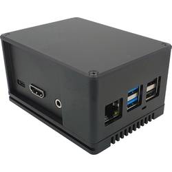 Radxa RockPi_GH_PROHP_SW SBC-Gehäuse Passend für (Entwicklungskits): Rock Pi inkl. passiven Kühler Schwarz