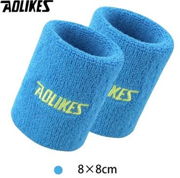 Inspire Essentials AOLIKES Sports Wrist Sweatband Absorbent Tennis Wristband For Gym Running Basketball And Fitness 24
