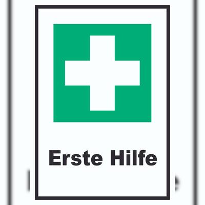 HB-Druck Erste Hilfe Schild A2 (420x594mm)