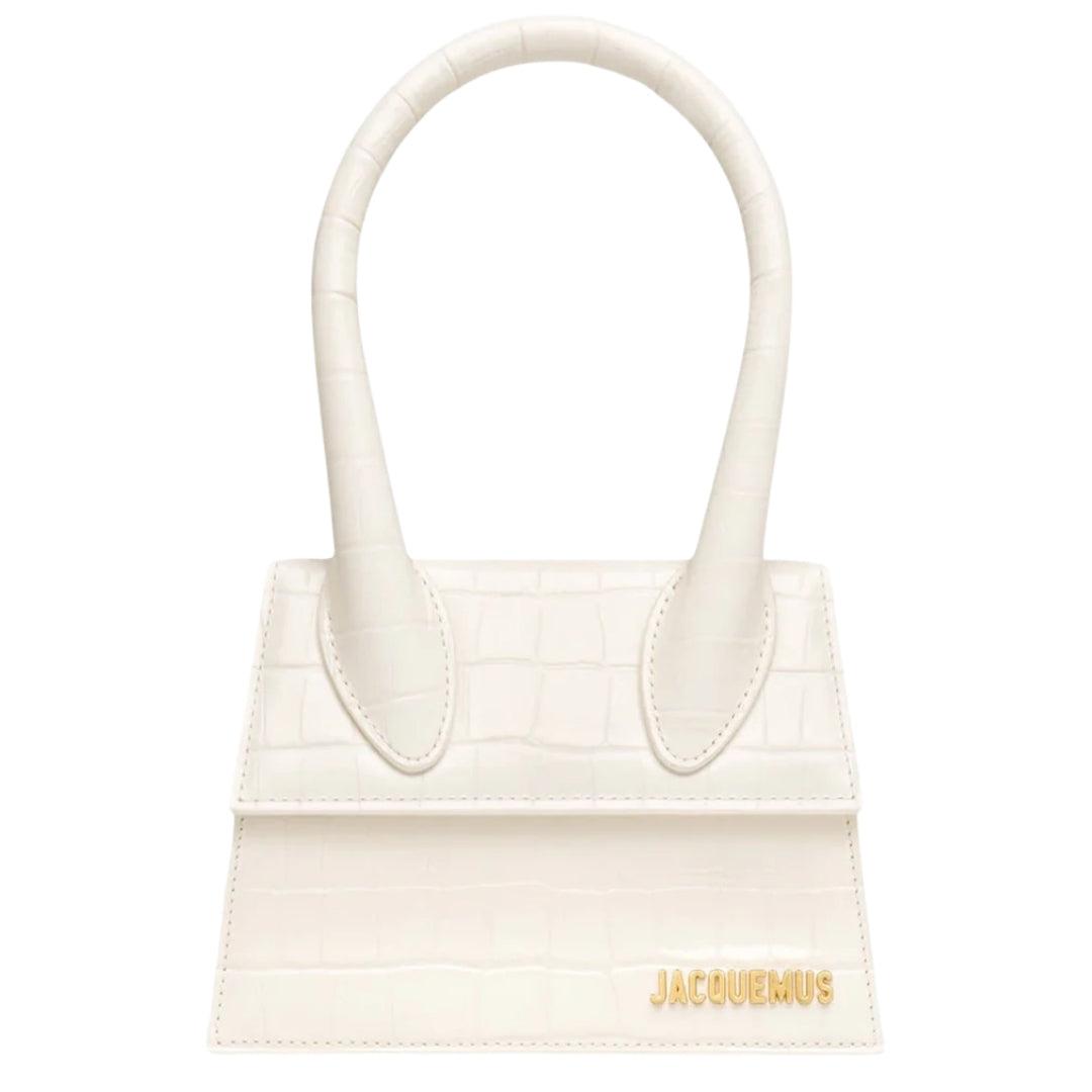Jacquemus Le Chiquito Moyen Elfenbeintasche