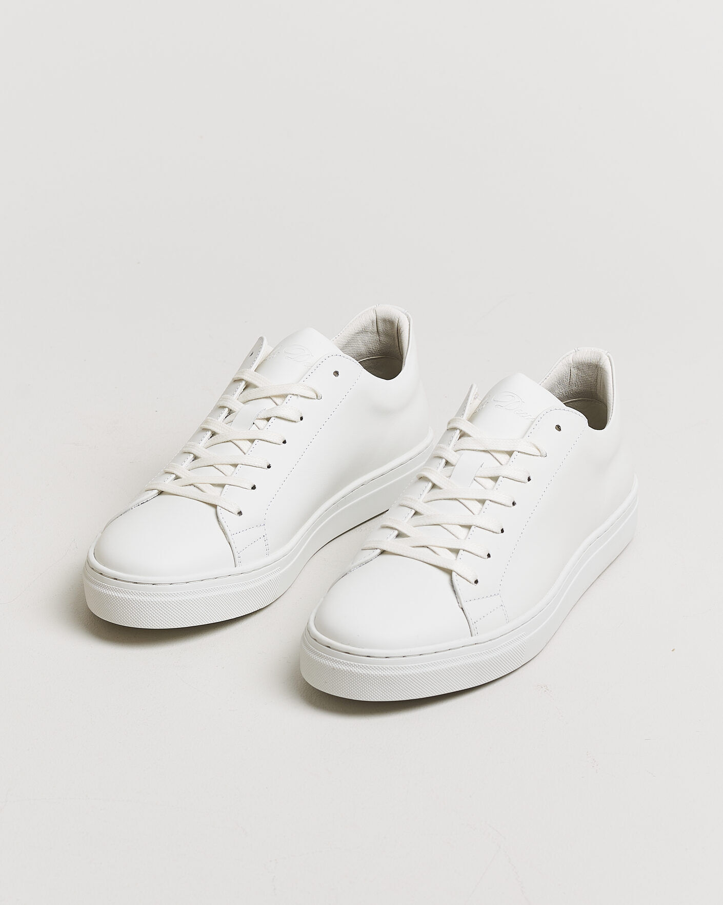 Les Deux Signature Leather Sneaker White men 41 Hvid