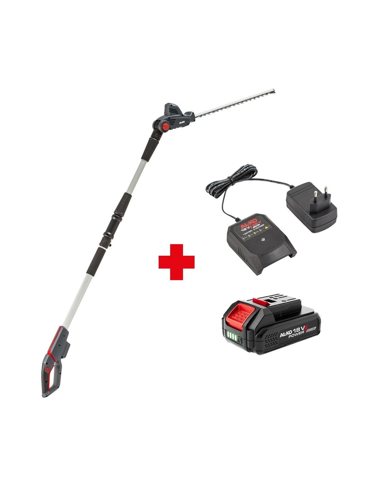 AL-KO Akku-Stangenheckenschere Htad 1845 18/36V Set