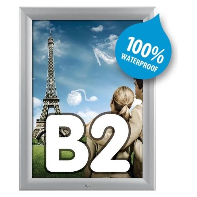 Twinco TWIN LIGHT Snapramme Vandtaet B2 70x50 Alu 17x549x749mm (11stk) - (11 pce pr. ) (5357-11)