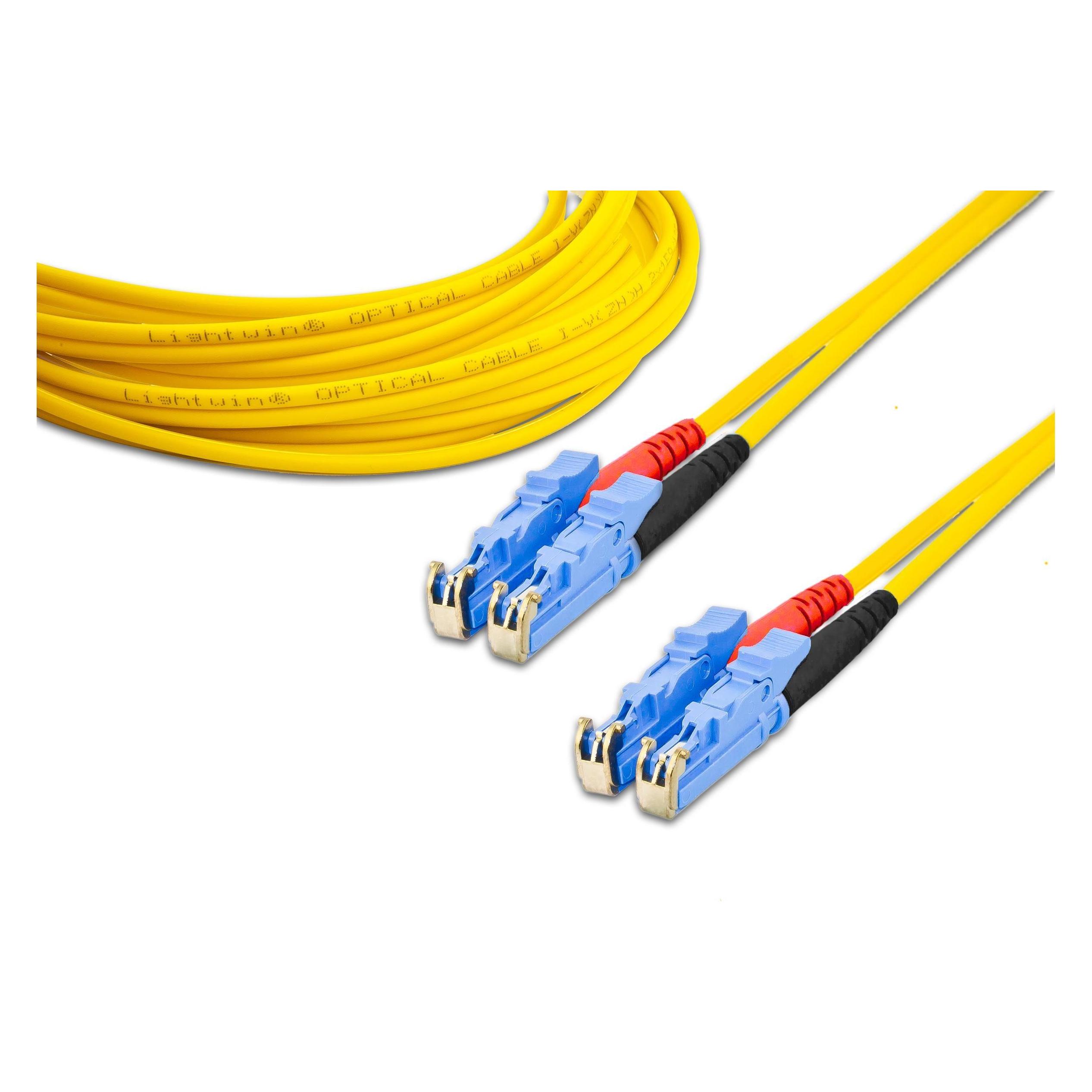 Lightwin LWL-Patchkabel LSH-LSH, Singlemode, Duplex, 2m (2 m) (LDP-09 LSH-LSH 2.0)