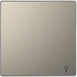 Merten MEG3302-6050 Wippe mit Kennzeichnung Licht, Nickelmetallic, System Design MEG33026050