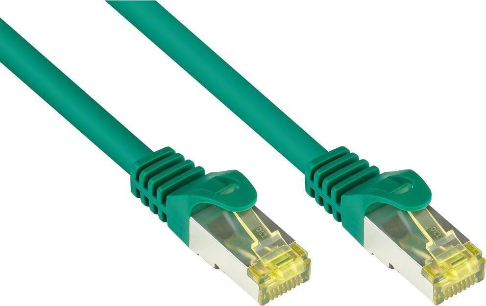 Alcasa Cat7 S/FTP Netwerkkabel RJ45-RJ45, 40 meter, Groen