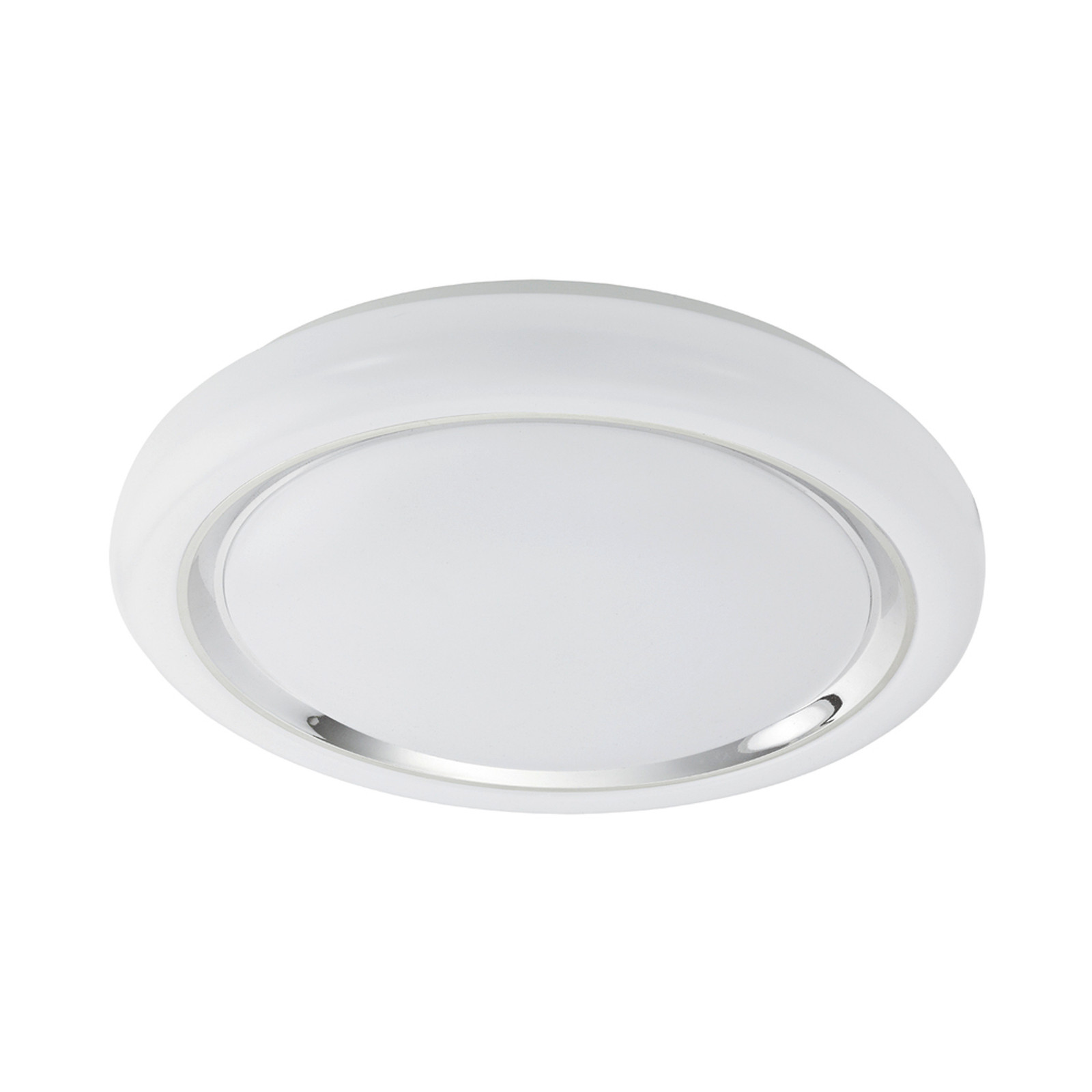 Eglo Capasso LED Plafondlamp, Chroom en Wit, 2500 lm, 3000 K