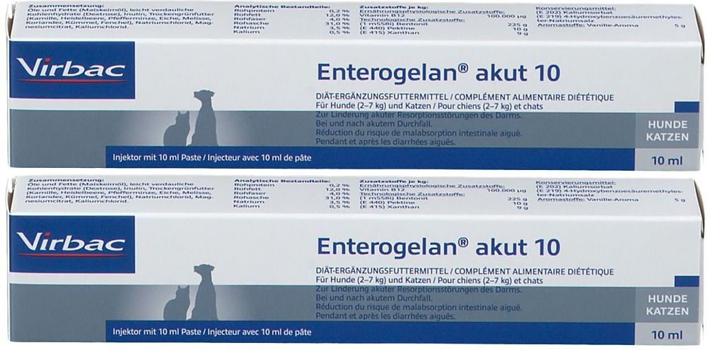 Enterogelan akut 10 x2 2x11,5 g Paste