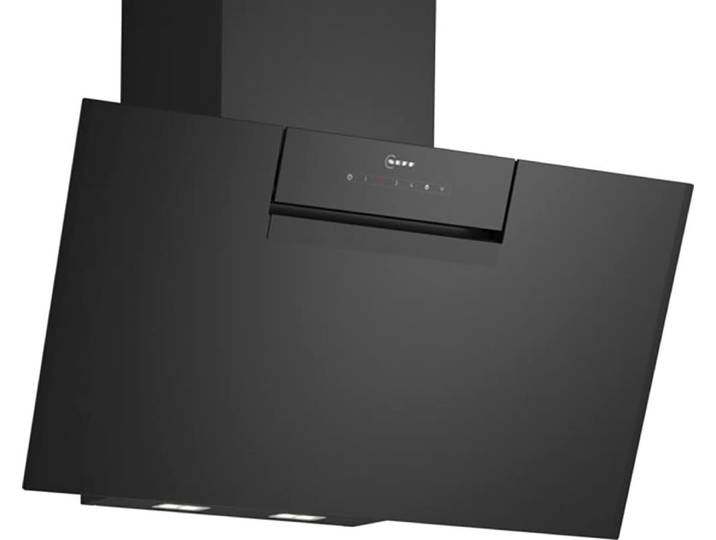 NEFF Kopffreihaube D85IFN1S0 , Energieeffizienz: A+, silber (schwarz), B:80cm, Dunstabzugshauben, Effizienter Silent Drive Motor für geruchs- & geräuscharme Küche, Kopffreihaube