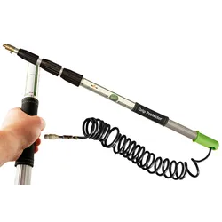 Axis Line Profi Wasserteleskopstange 12 Meter mit Wasserschlauch und Gleitstein 4 teilig incl. Axis Line Grip Protector