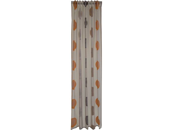 Vorhang HOMING Kaleo Gr. 1, grau (grau, terra), B:140cm H:245cm, Scherli, Polyester, Gardinen, Vorhang, Vorhang mit verdeckten Schlaufen Kaleo weiß/grau 140x245cm