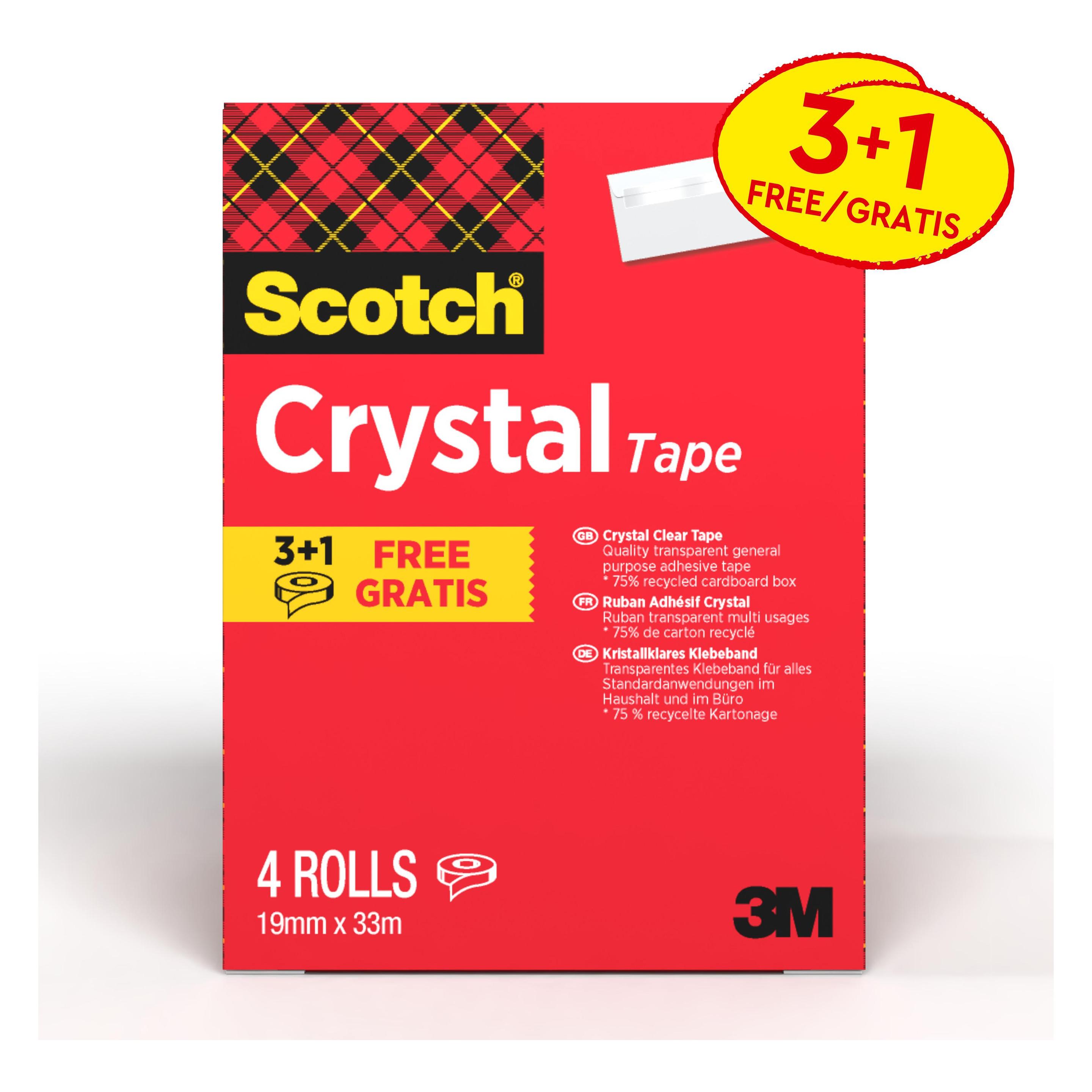 Scotch Klebeband Crystal (19 mm) (6-1933R4)
