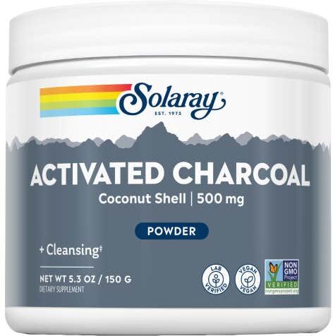 SOLARAY Charcoal Coconut Activated Carbon Activo 75 g