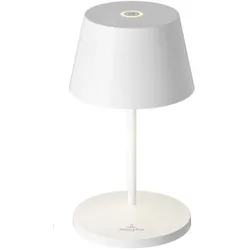 Villeroy & Boch Akku-Tischleuchte Seoul RC Alu, Eisen, Stahl Metall Weiß keramik