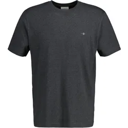 GANT Herren T-Shirt - REGULAR SHIELD, Rundhals, kurzarm, Baumwolle, Stickerei Anthrazit / L
