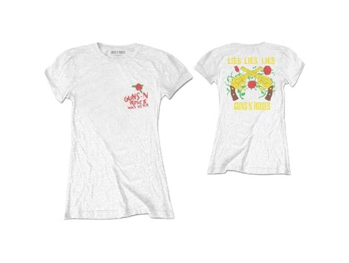 T-Shirt # M Ladies White # Lies, Lies, Lies
