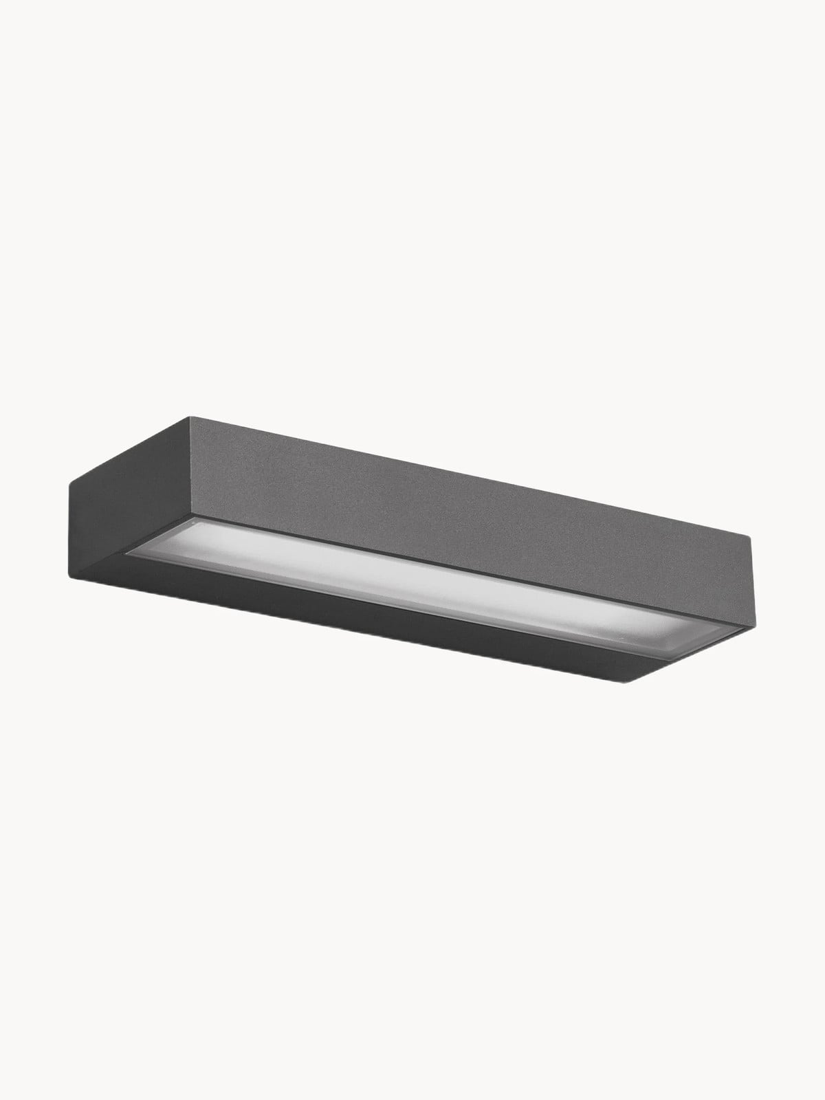 Lyora Fungo design grijze LED wandlamp voor tuin en terras