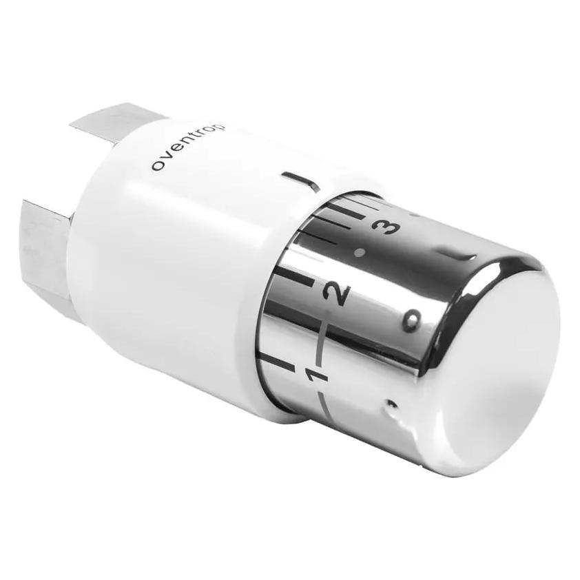 Kermi Design-Thermostatkopf weiss/chrom ZV00380003 (ZV00380003)