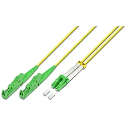Lightwin LWL Duplex Patchkabel, Singlemode (15 m), Netzwerkkabel