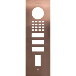 DoorBird D1102FV Fingerprint 50 Unterputz Frontblende – Bronze-Optik (PVD)