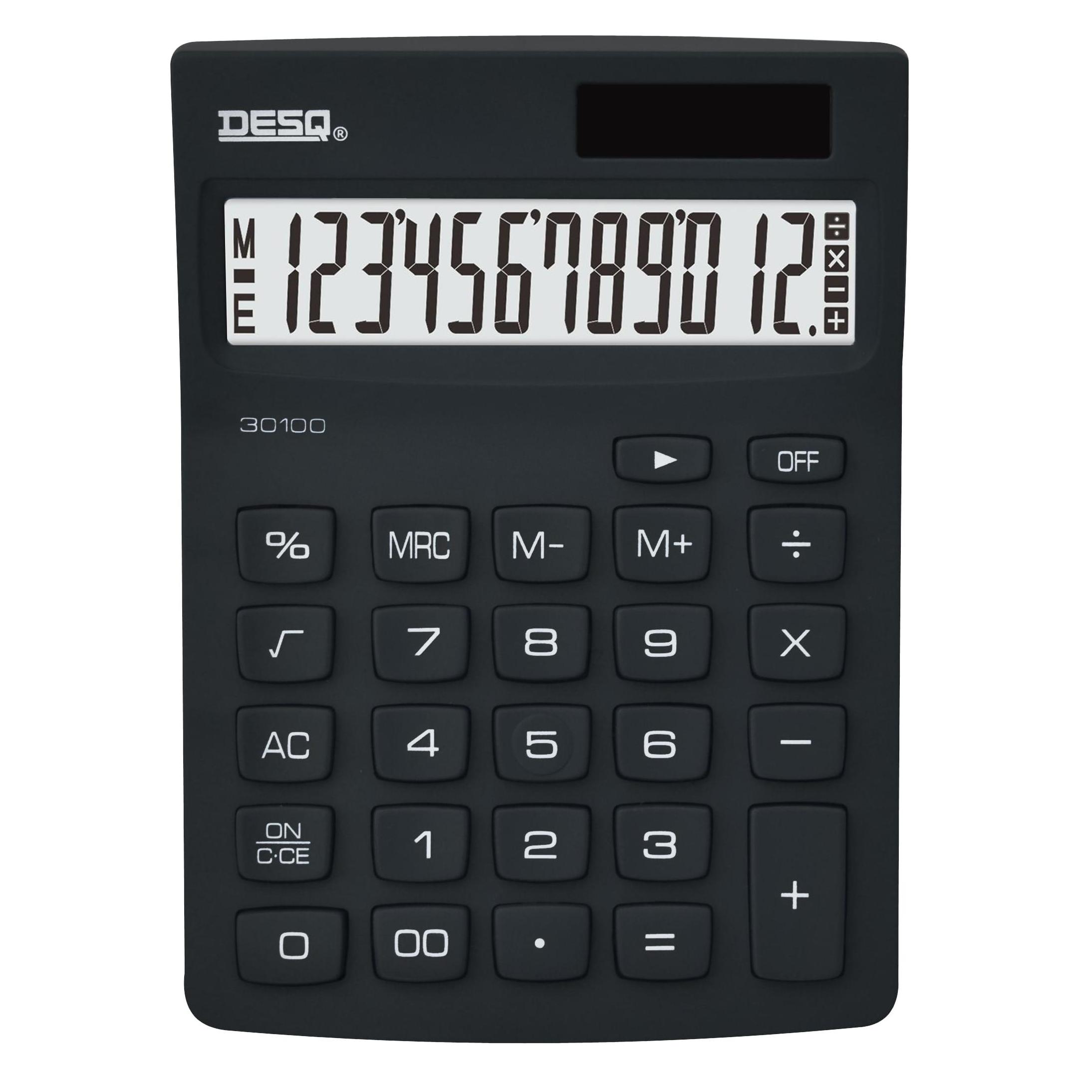 Aveli DESQ NG calculator, black (Batteriebetrieb) (30100.09)