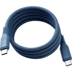 Dehner Elektronik USB-C® Kabel USB 2.0 USB-C® 1 m Azure Blue Geschirmt Magnetic power cable Blue