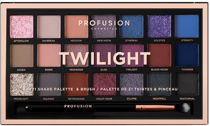 Profusion Cosmetics Palette Twilight Fard à paupières