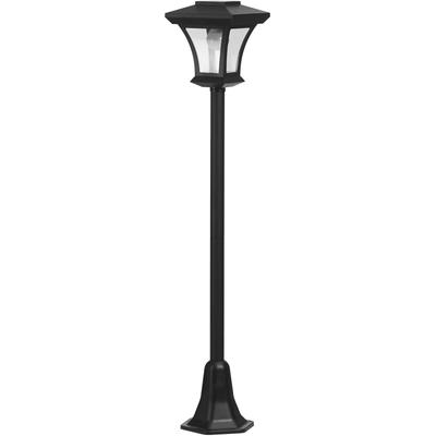 LED Außen-Stehlampe IC GARDENSTYLE "LED Solarlaterne 120 cm -2eer", schwarz, H:120cm, Leuchten, Set mit 2 Stück